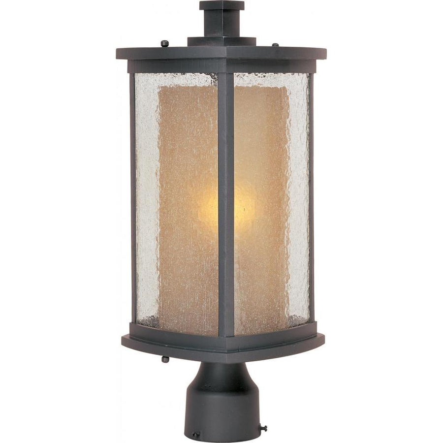 Maxim Lighting 3150CDWSBZ Bungalow 8 Inch Outdoor Post Lantern – Bronze