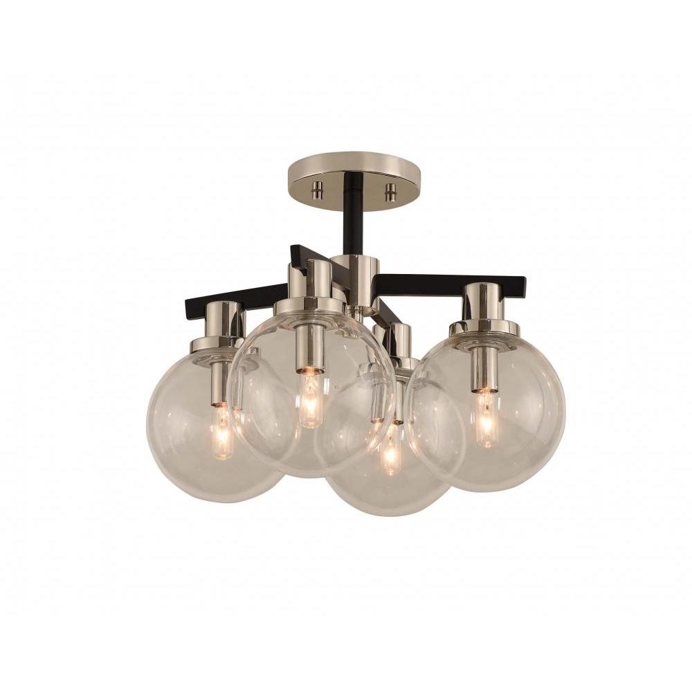 Cameo 4 Light Semi Flush Mount