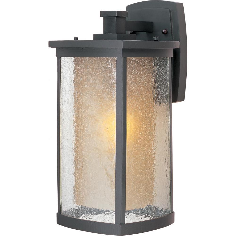 Maxim Lighting 3154CDWSBZ Bungalow 8 Inch Outdoor Wall Lantern – Bronze