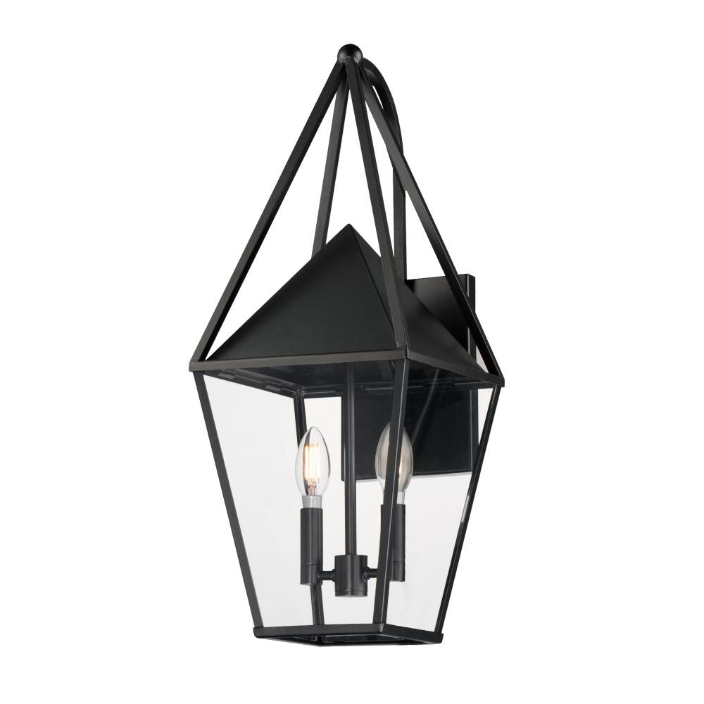 Maxim Lighting 3166CLBK Bavaria 9 Inch Outdoor Wall Lantern – Black