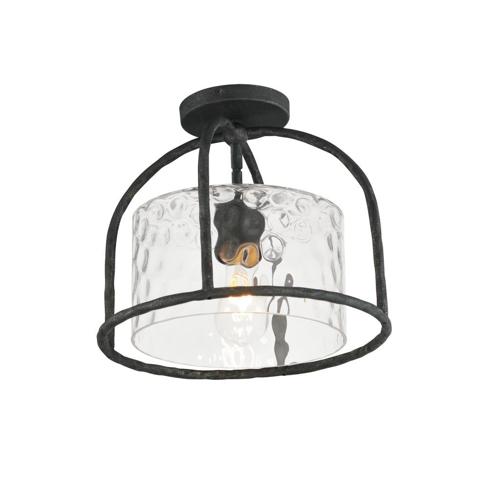Maxim Lighting 31841WGBS Del Mar 13 Inch Flush Mount Light – Blacksmith