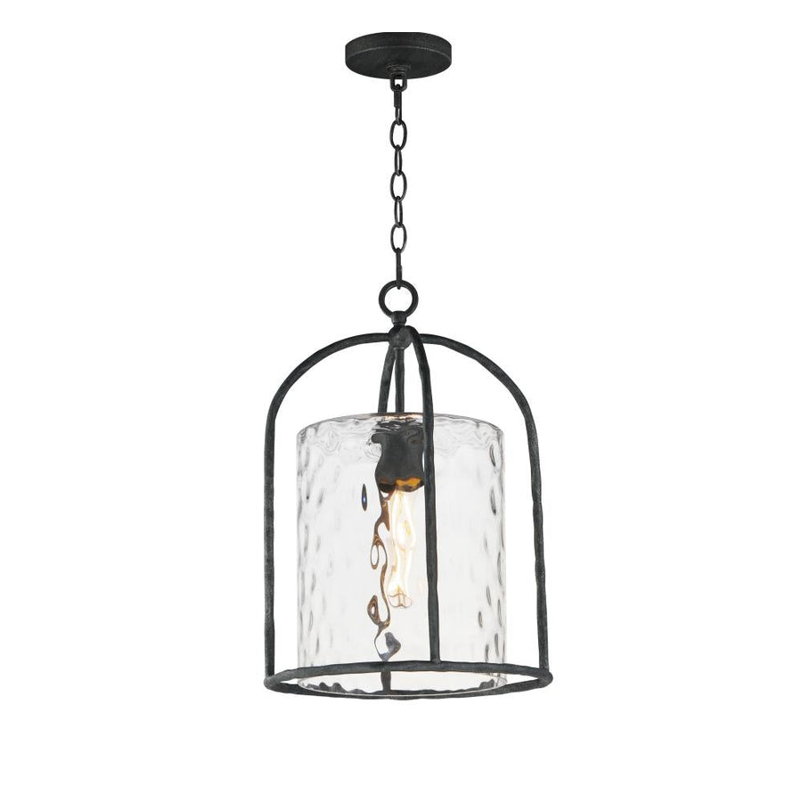 Maxim Lighting 31843WGBS Del Mar-Outdoor Pendant - Blacksmith