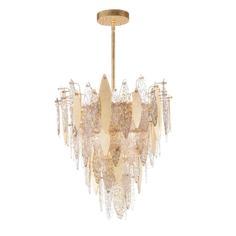 Maxim Lighting 32325CLCMPGL Majestic 24 Inch Chandelier – Gold Leaf