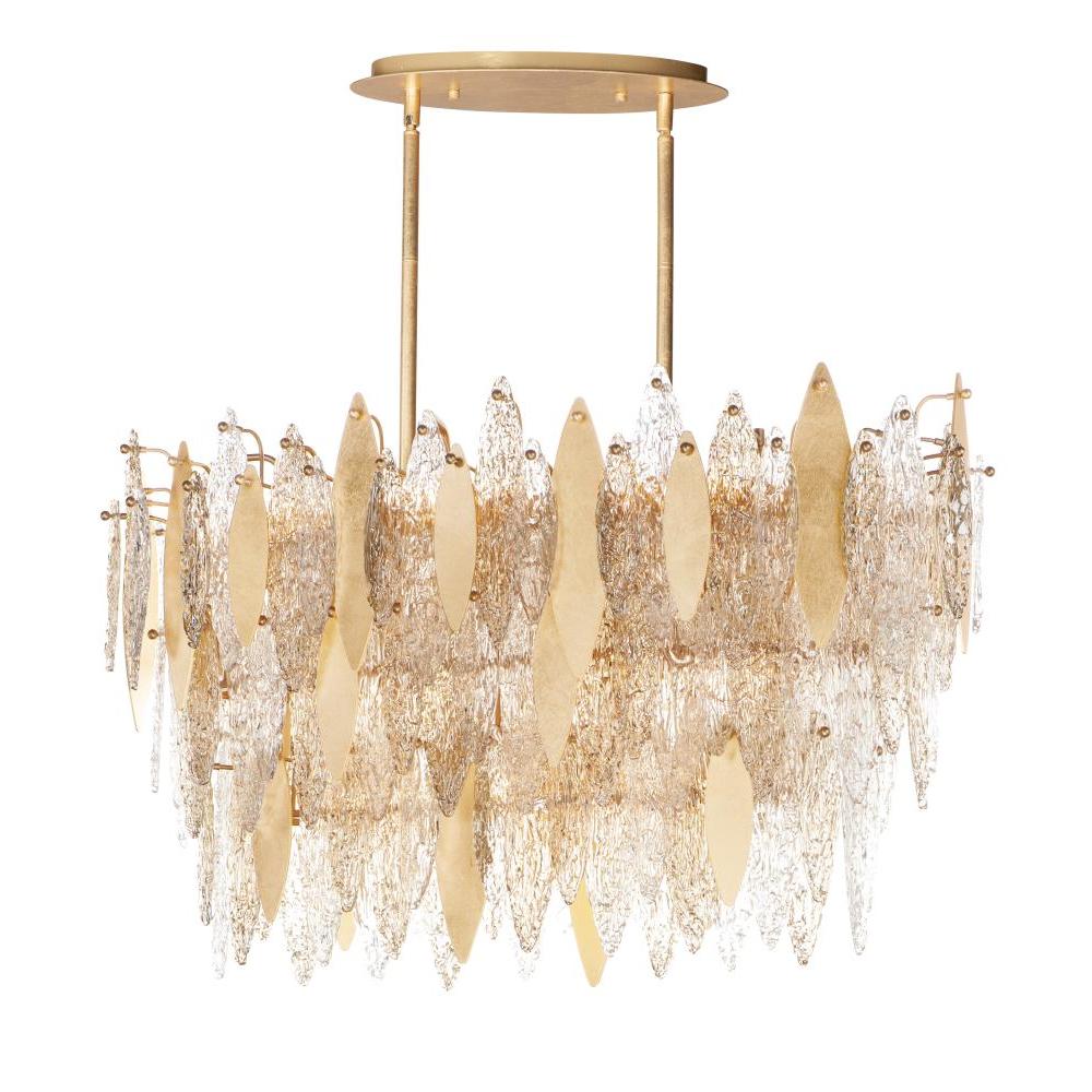 Maxim Lighting 32326CLCMPGL Majestic 16.5 Inch Chandelier – Gold Leaf