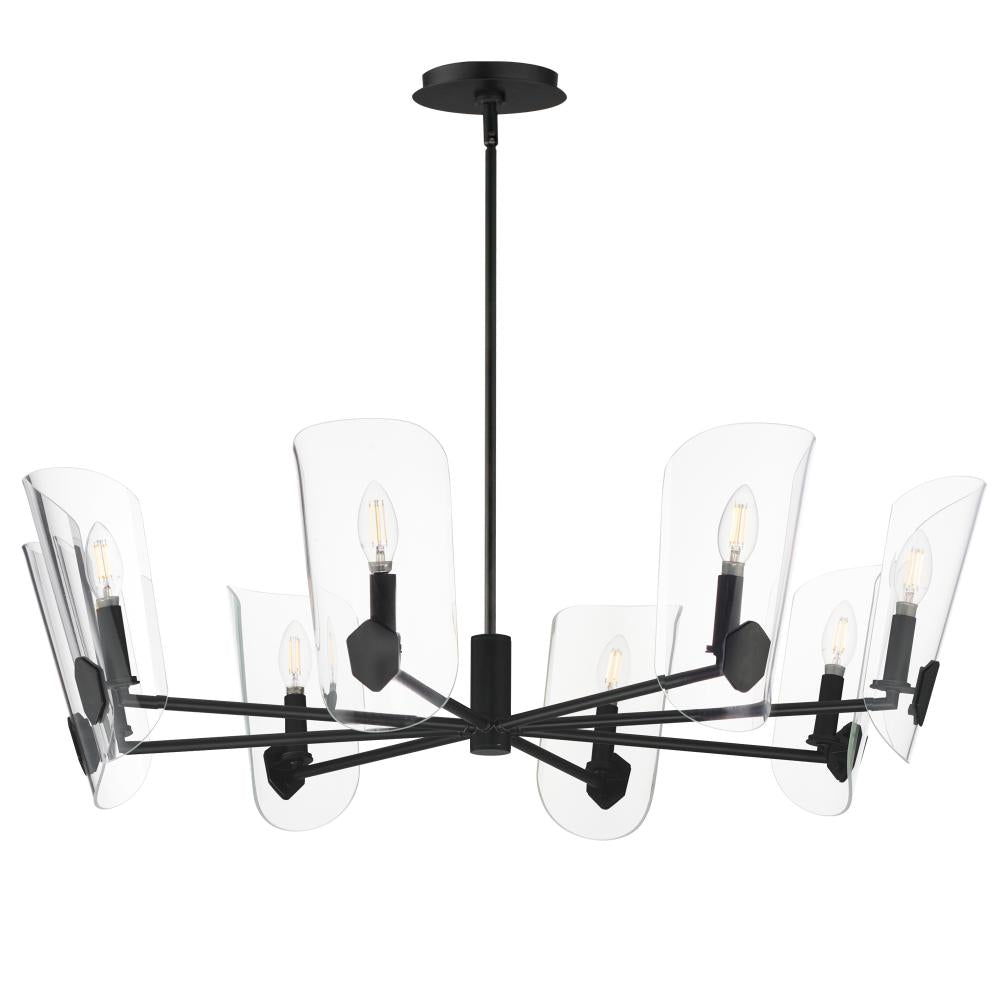 Maxim Lighting 32358CLBK Armory 35.75 Inch Chandelier – Black