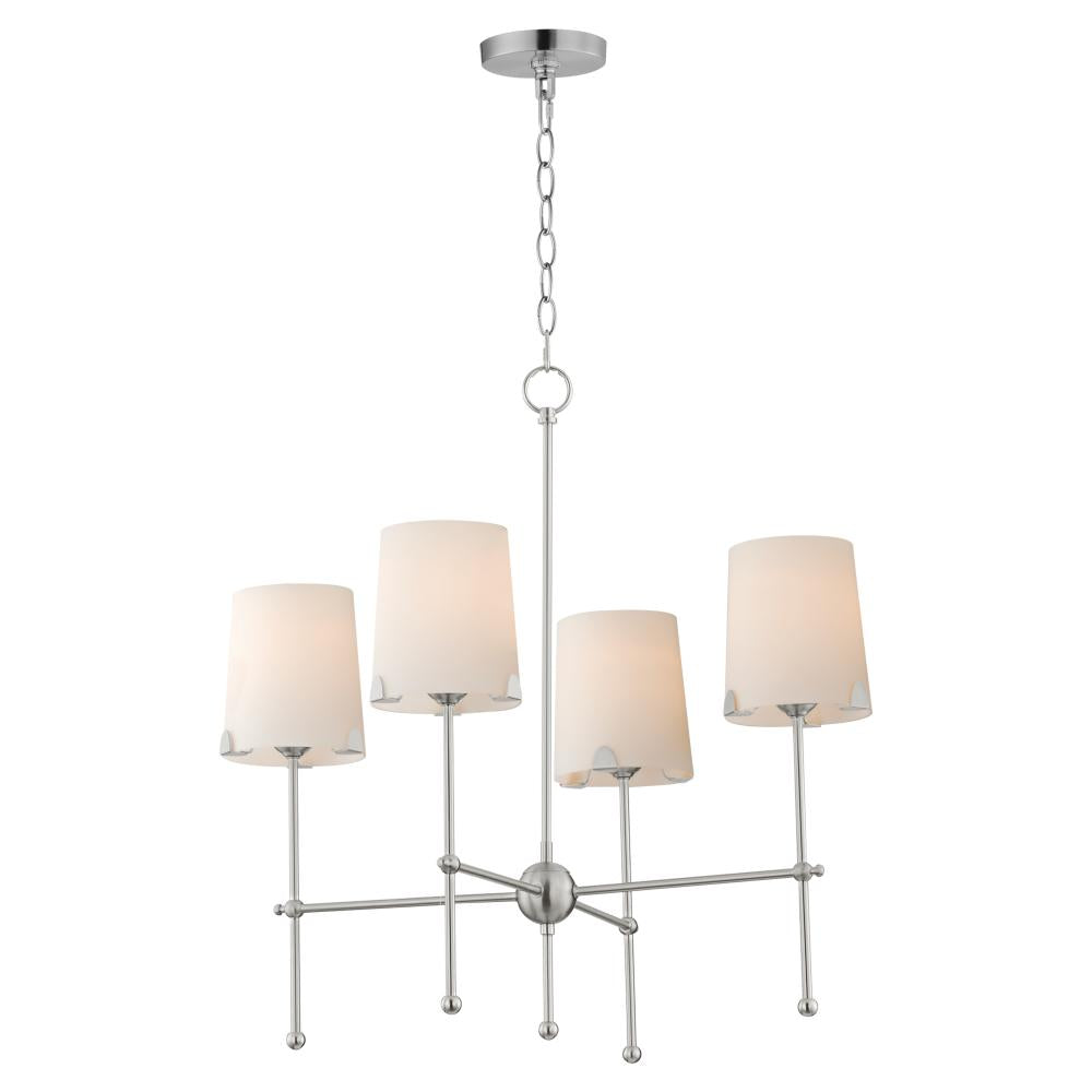 Maxim Lighting 32364WTSN Huntington 26 Inch Chandelier – Satin Nickel