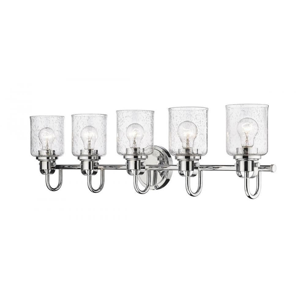 5 Light Vanity-Clear Seedy