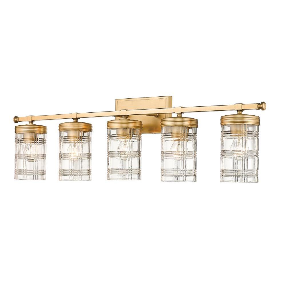 5 Light Vanity-Clear