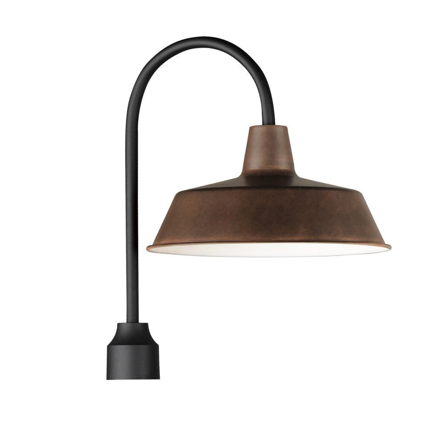 Maxim Lighting 35010EBBK Pier M 14 Inch Outdoor Post Lantern – Empire Bronze / Black