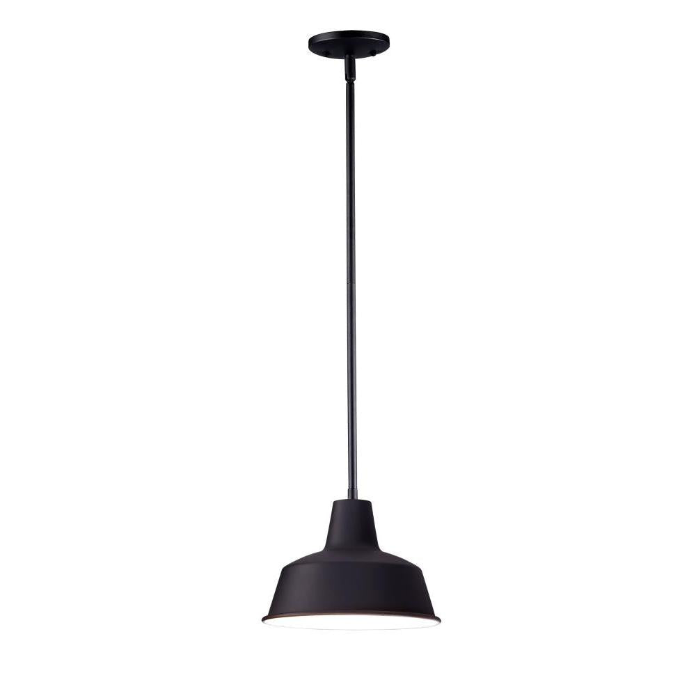Maxim Lighting 35017BK Outdoor 10 Inch Pendant – Black