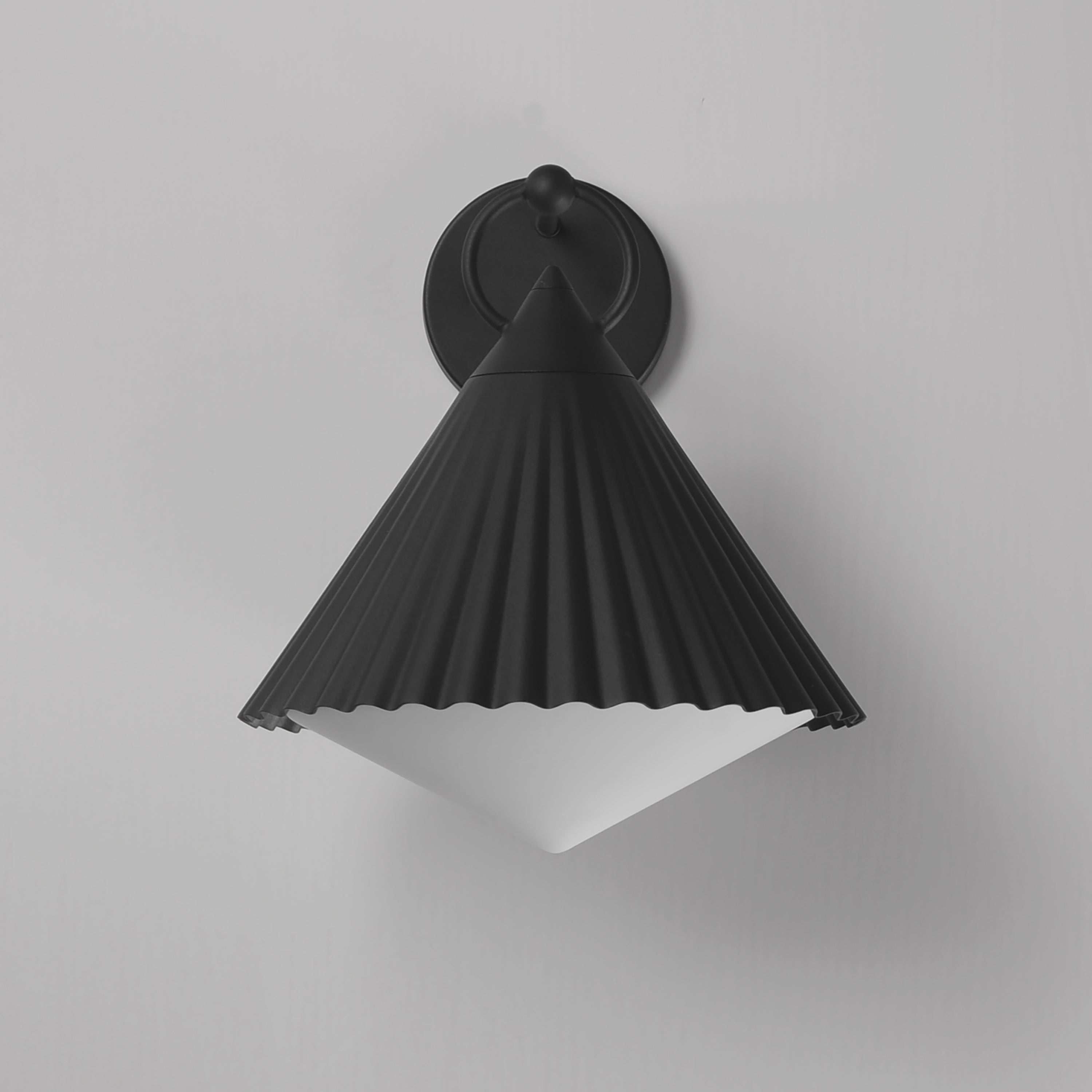 12 Inch Outdoor Wall Sconce – Black