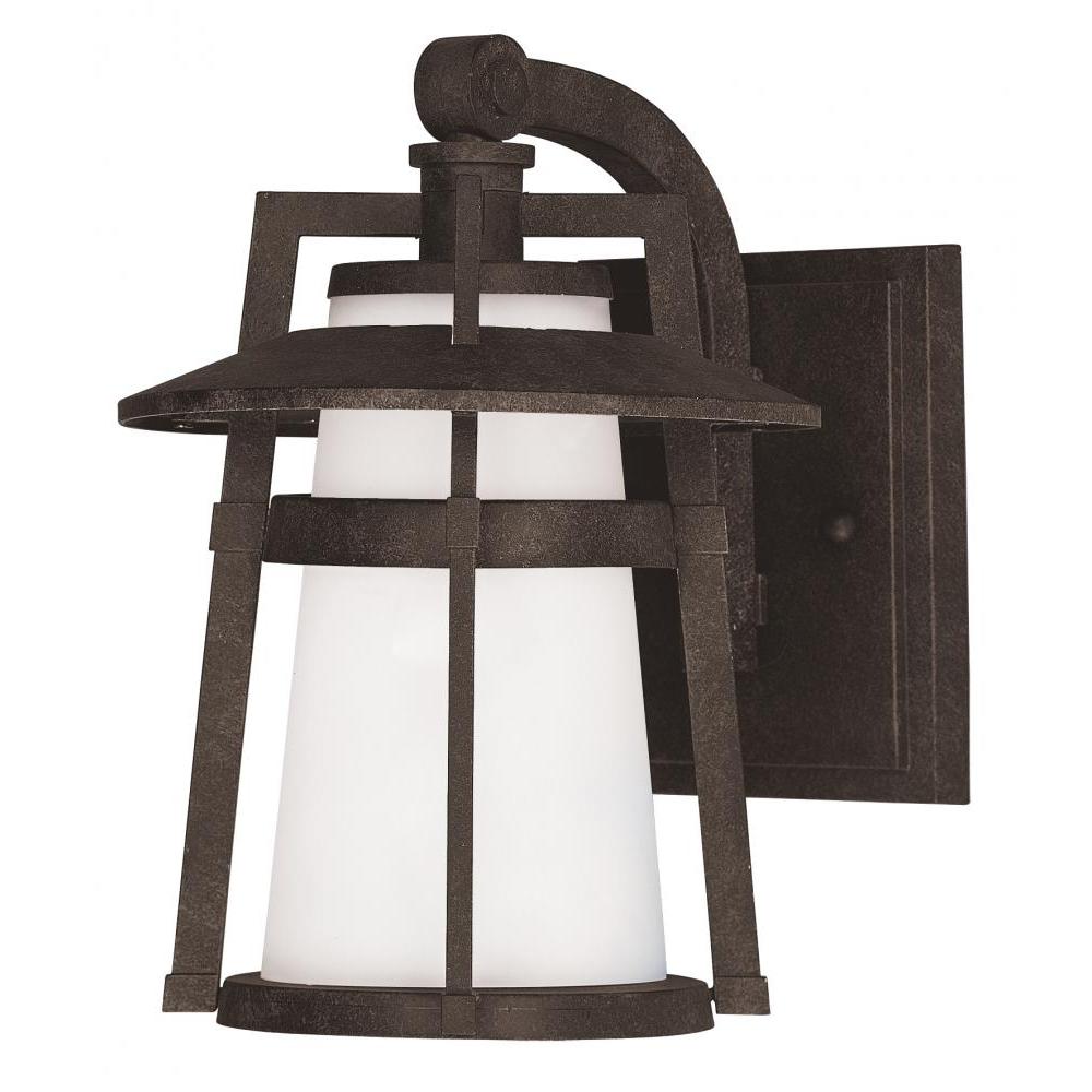 Maxim Lighting 3532SWAE Calistoga 7 Inch Outdoor Wall Lantern – Adobe