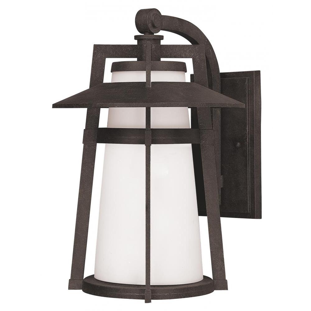 Maxim Lighting 3534SWAE Calistoga 9 Inch Outdoor Wall Lantern – Adobe