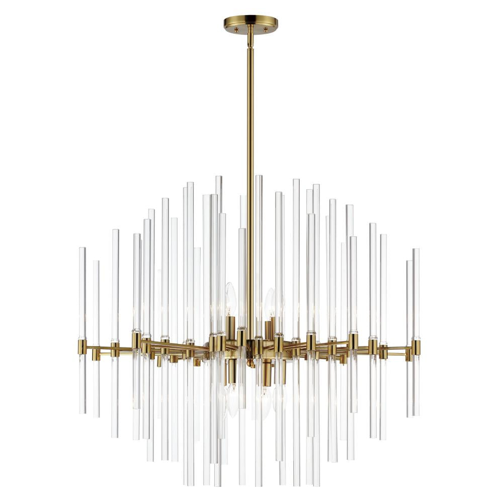 Maxim Lighting 38406CLHR Divine 28.5 Inch 8 Light Pendant – Heritage