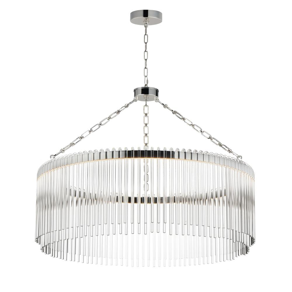 Maxim Lighting 38423CLPN Jolie 34 Inch Chandelier – Polished Nickel