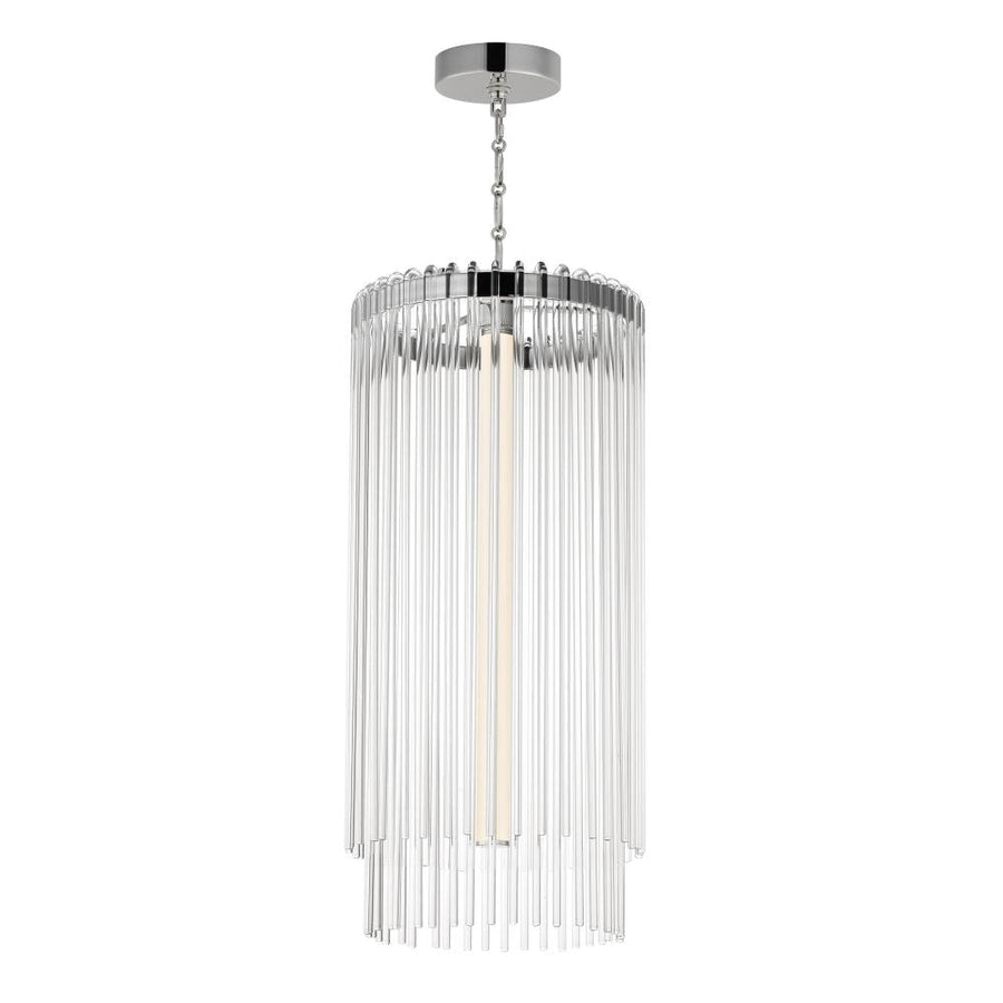 Maxim Lighting 38426CLPN Foyer 14 Inch Chandelier – Polished Nickel