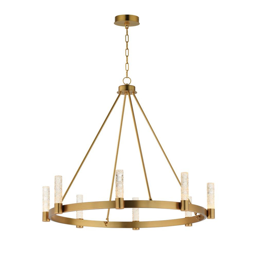 Maxim Lighting 38446IBNAB Duchess 36 Inch Chandelier – Natural Aged Brass