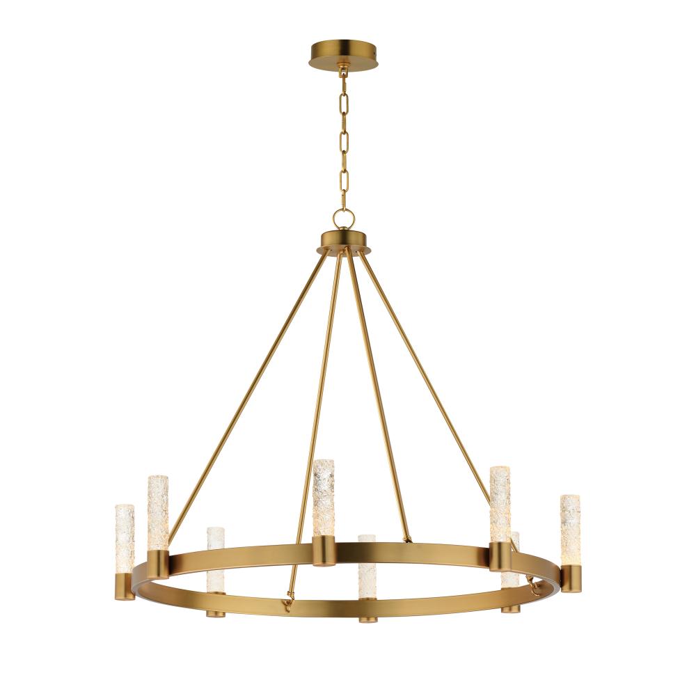 Maxim Lighting 38446IBNAB Duchess 36 Inch Chandelier – Natural Aged Brass