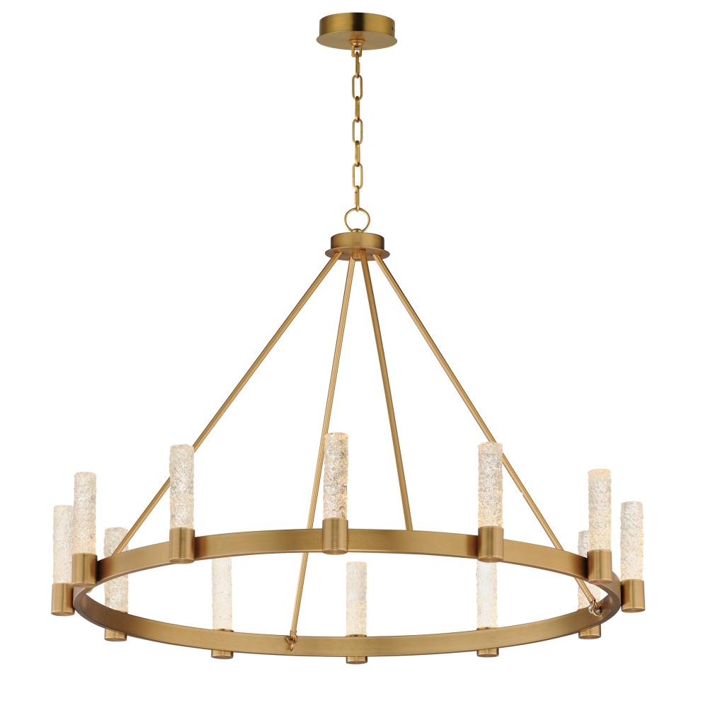 Maxim Lighting 38448IBNAB Duchess 44 Inch Chandelier – Natural Aged Brass