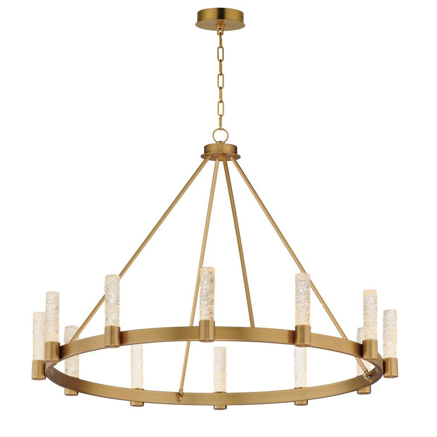 Maxim Lighting 38448IBNAB Duchess 44 Inch Chandelier – Natural Aged Brass