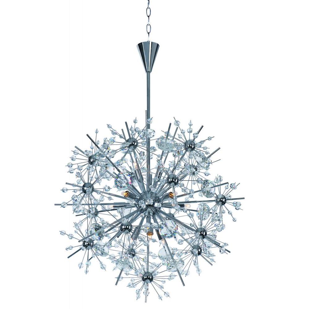 Maxim Lighting 39745BCPC Starfire 22 Inch Semi Flush Mount Light – Polished Chrome