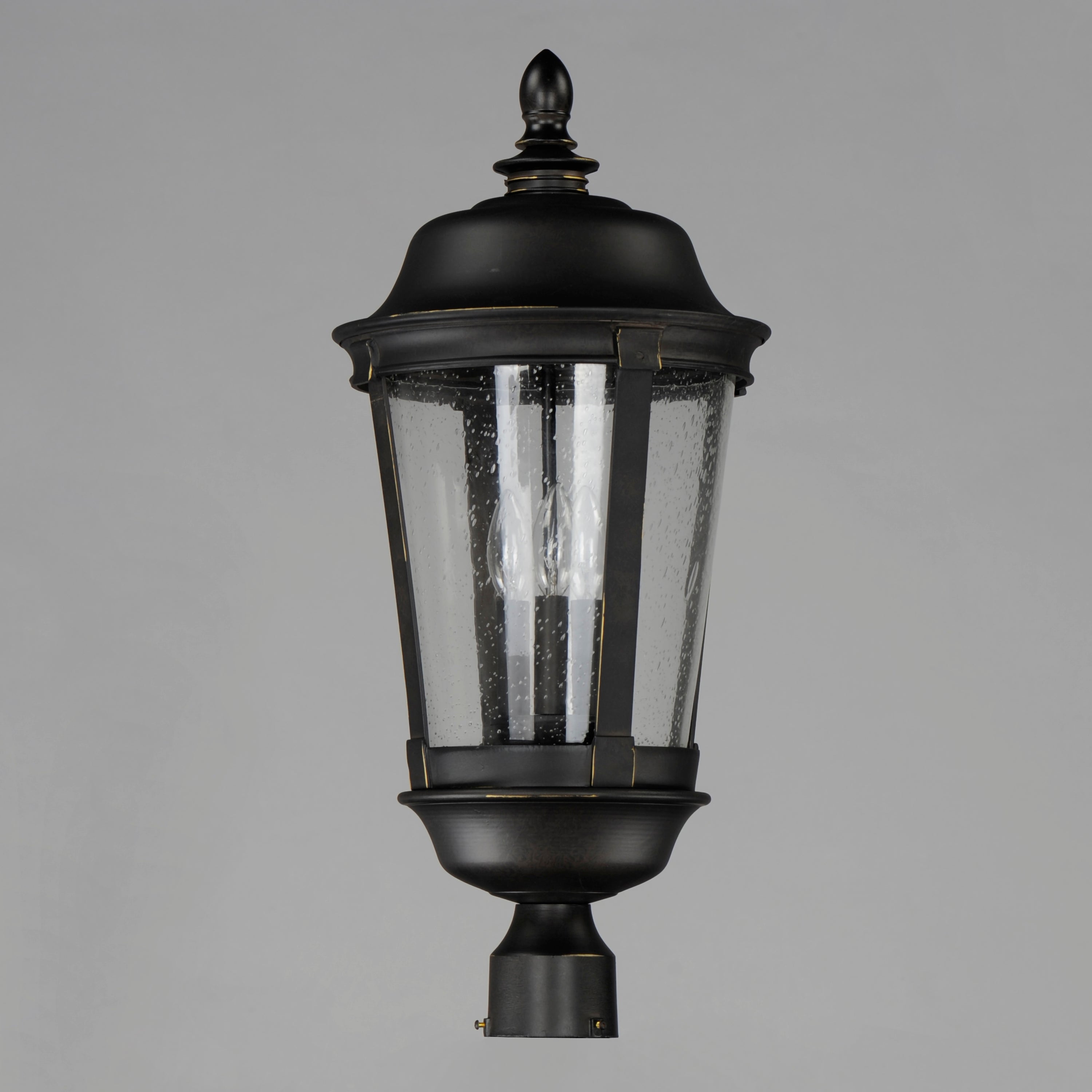 12 Inch Outdoor Pole/Post Mount – Bronze