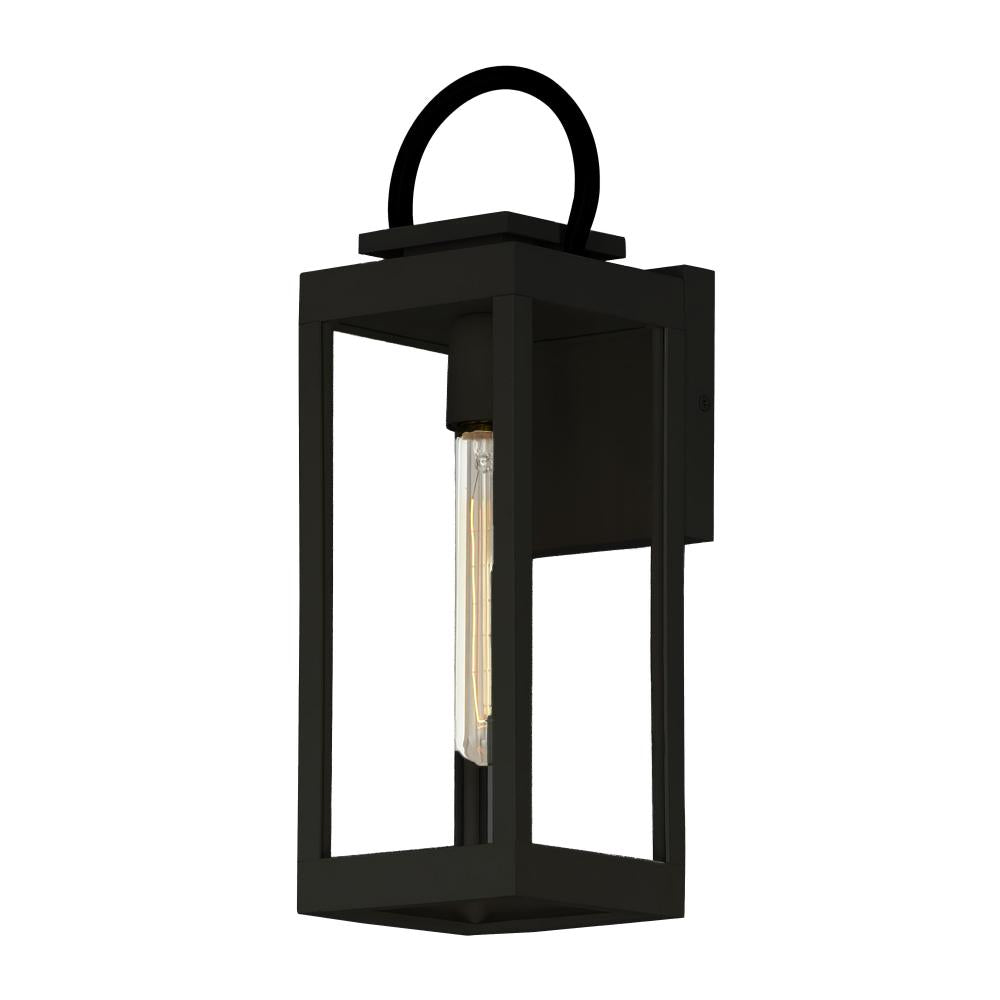 Maxim Lighting 40314CLBK Nassau Vivex 5 Inch Outdoor Wall Lantern – Black