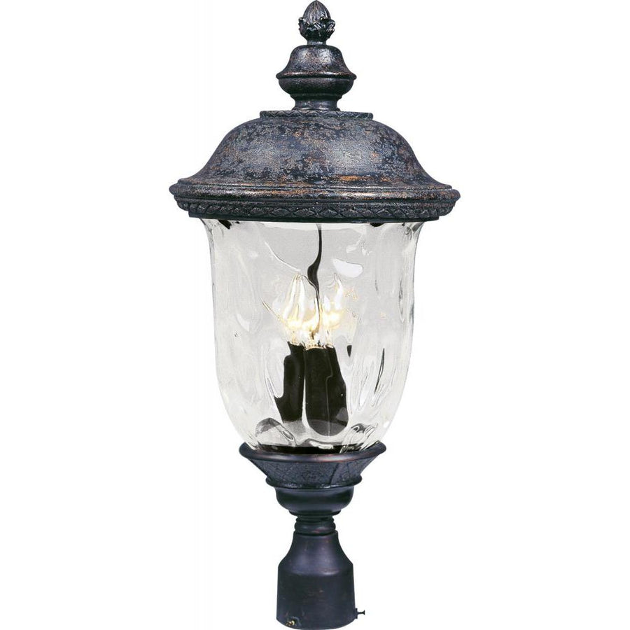 Maxim Lighting 40420WGOB 12 Inch Outdoor Post Lantern – Oriental Bronze