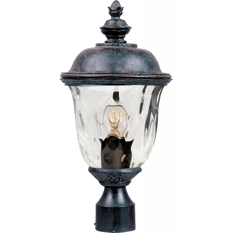 Maxim Lighting 40426WGOB Carriage House VX 9 Inch Outdoor Post Lantern – Oriental Bronze