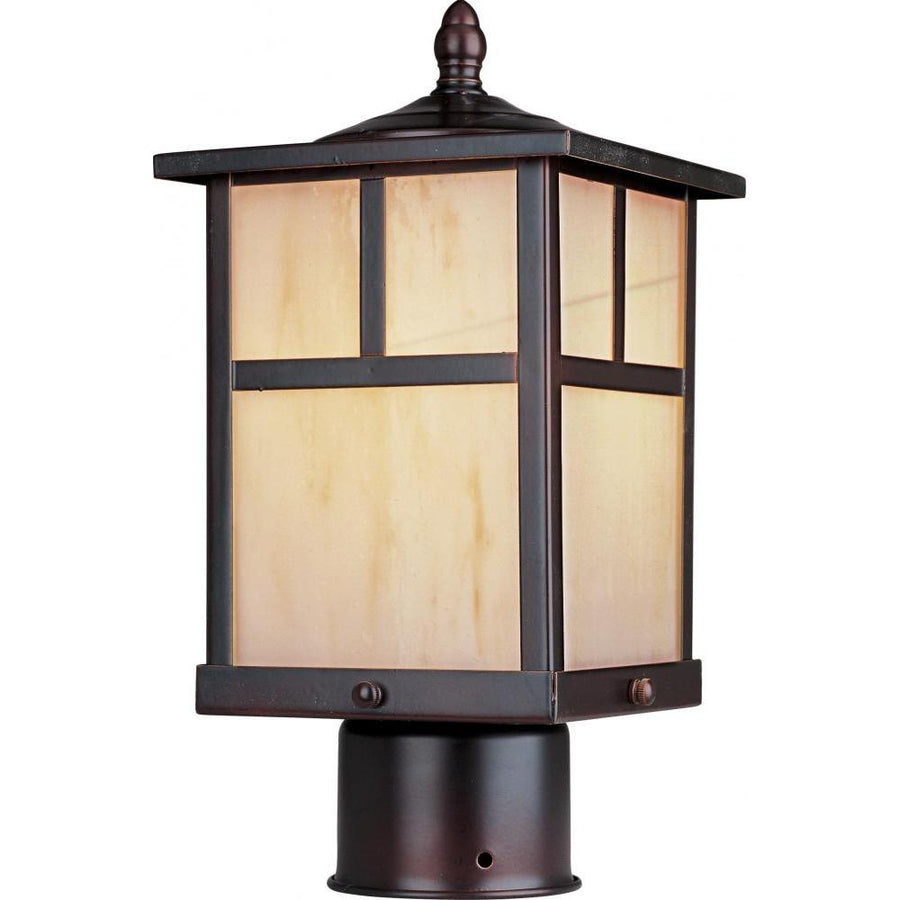 Maxim Lighting 4055HOBU Coldwater 6 Inch Outdoor Post Lantern – Burnished