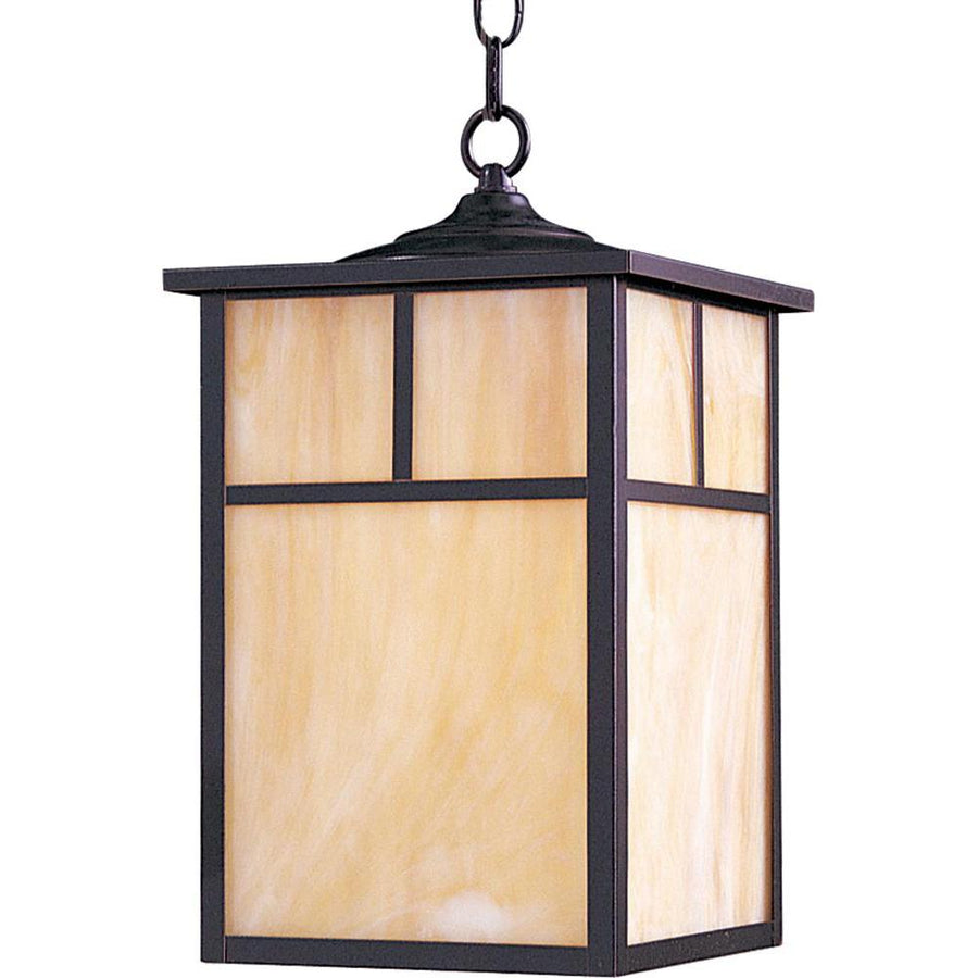 Maxim Lighting 4058HOBU Coldwater 9 Inch Outdoor Hanging Lantern – Burnished