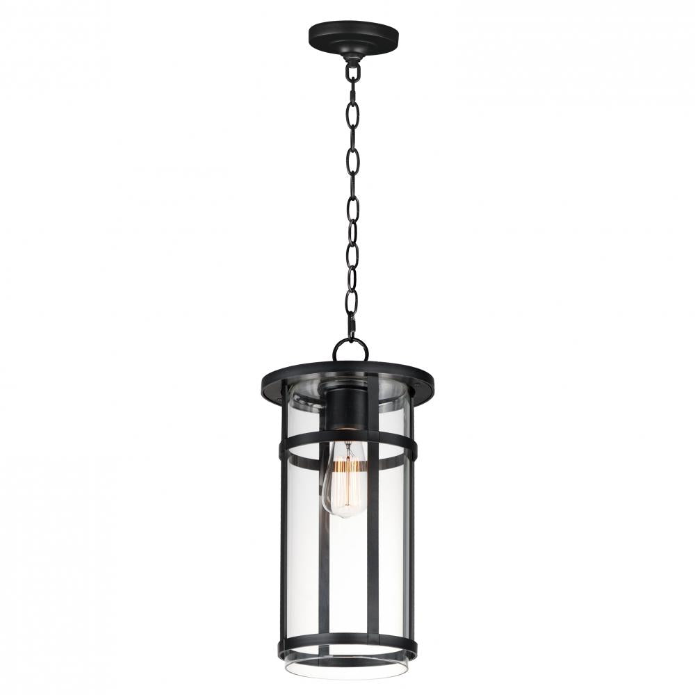 Maxim Lighting 40629CLBK Clyde Vivex-Outdoor Pendant - Black