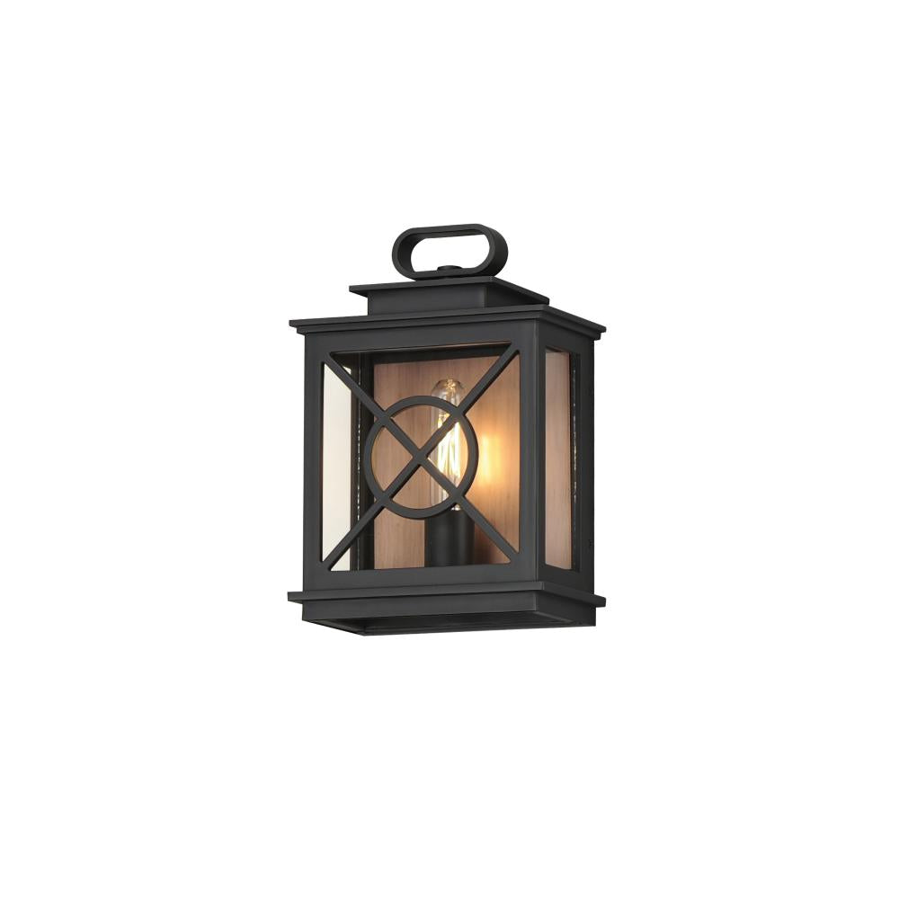 Maxim Lighting 40802CLACPBK Yorktown VX 8.5 Inch Outdoor Wall Lantern – Black/Aged Copper