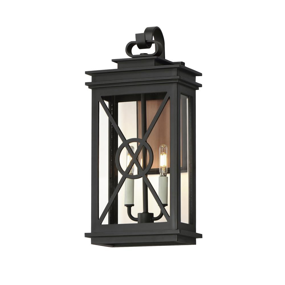 Maxim Lighting 40806CLACPBK 10 Inch Outdoor Wall Sconce – Black/Aged Copper