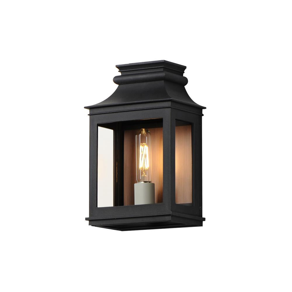 Maxim Lighting 40912CLACPBO Savannah VX 7.75 Inch Outdoor Wall Lantern – Antique Copper / Black Oxide