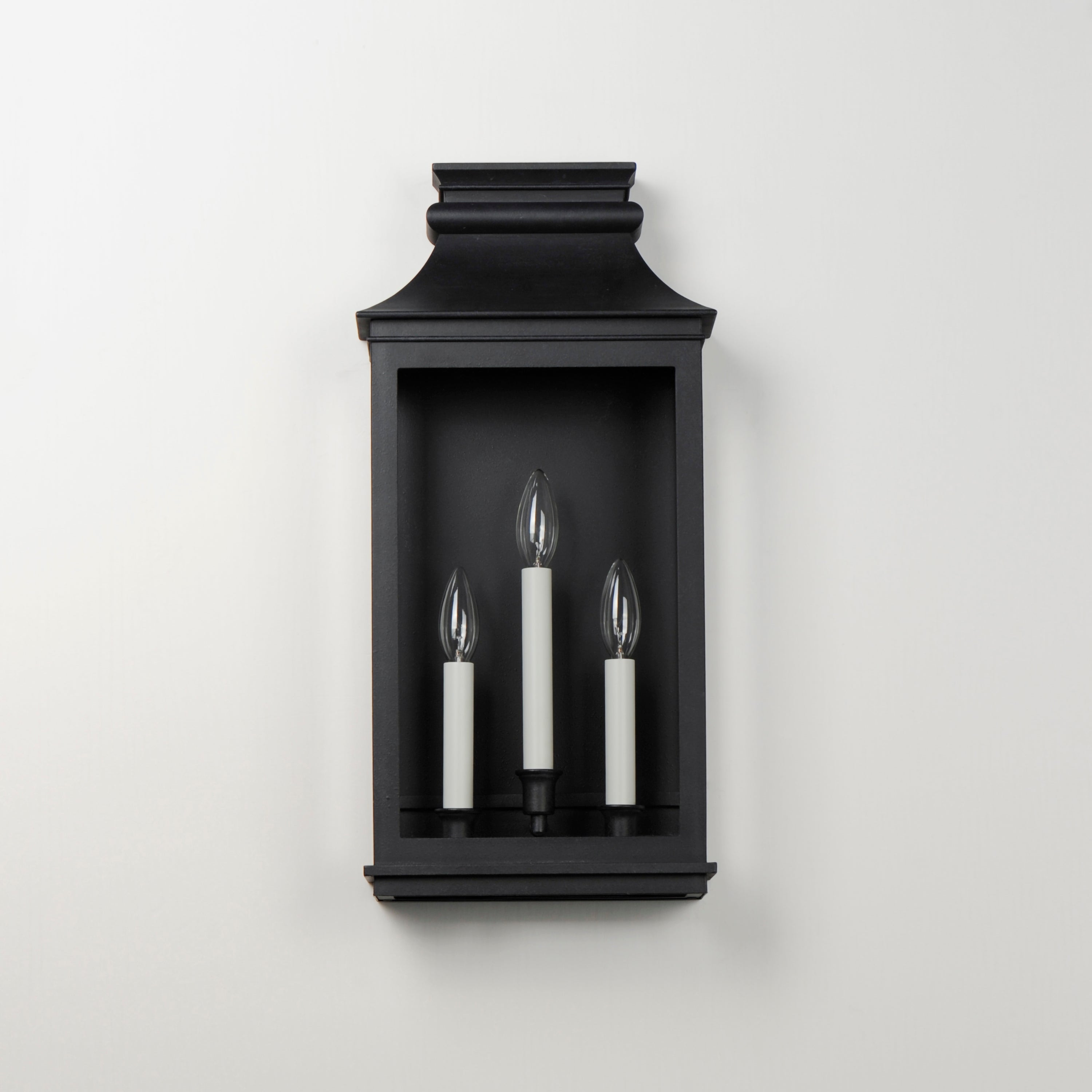 10 Inch Outdoor Wall Sconce – Black Oxide