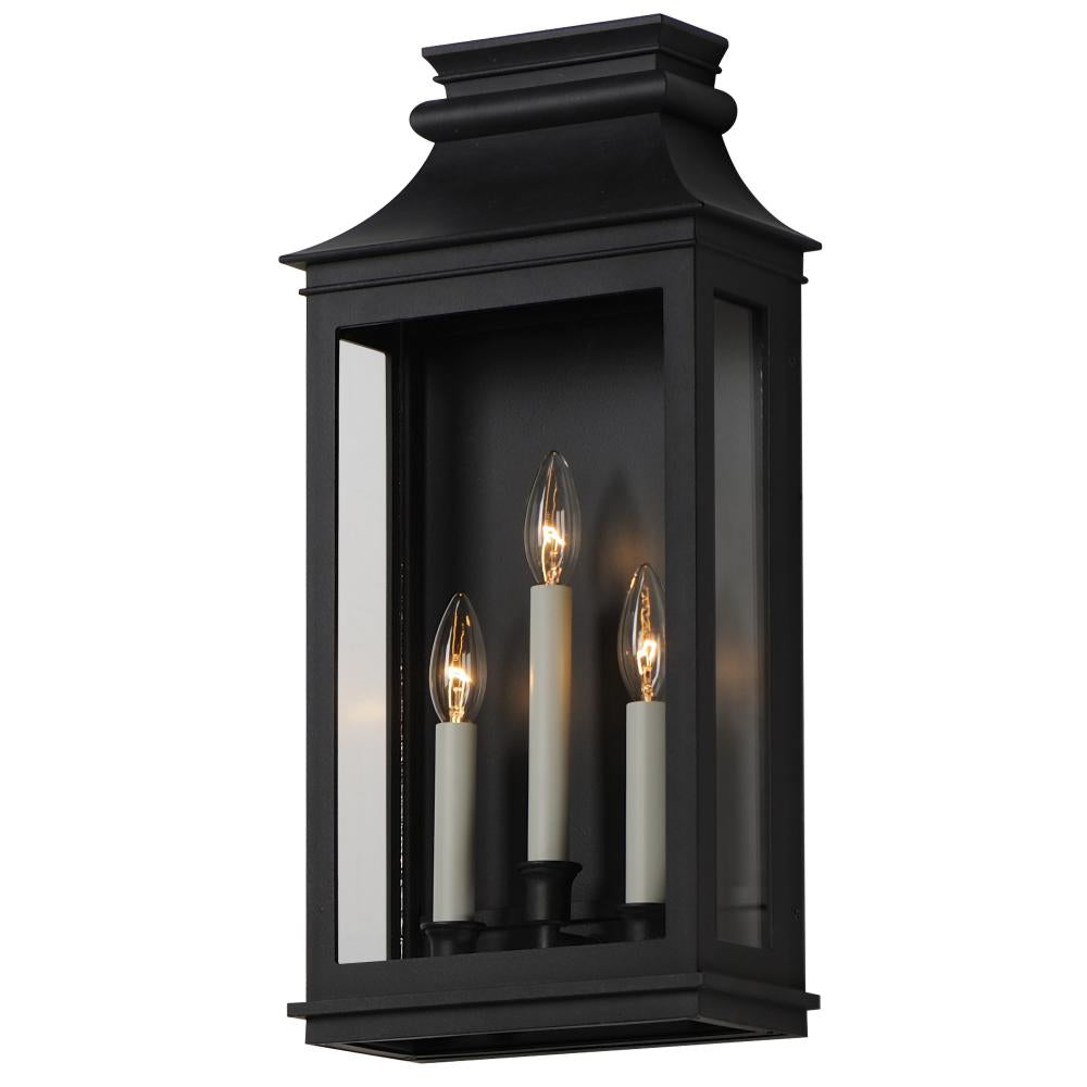 10 Inch Outdoor Wall Sconce – Black Oxide