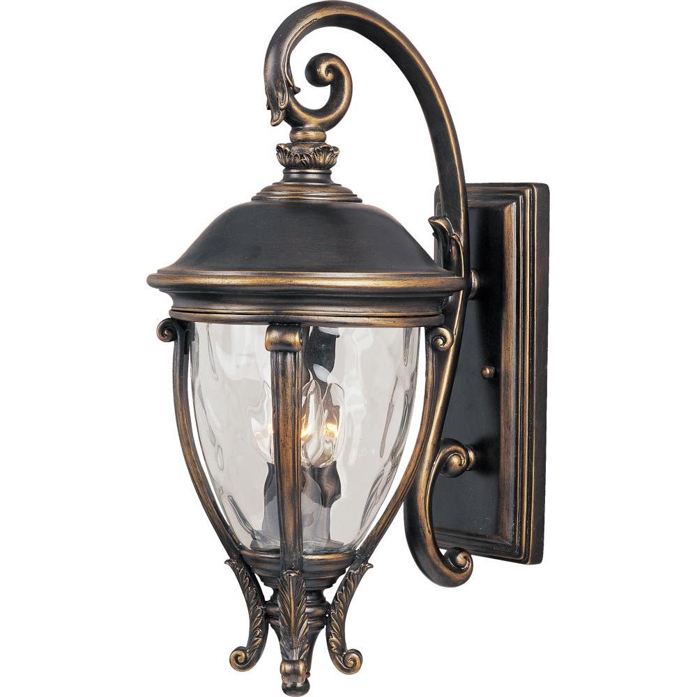 11 Inch Outdoor Wall Sconce – Golden Bronze