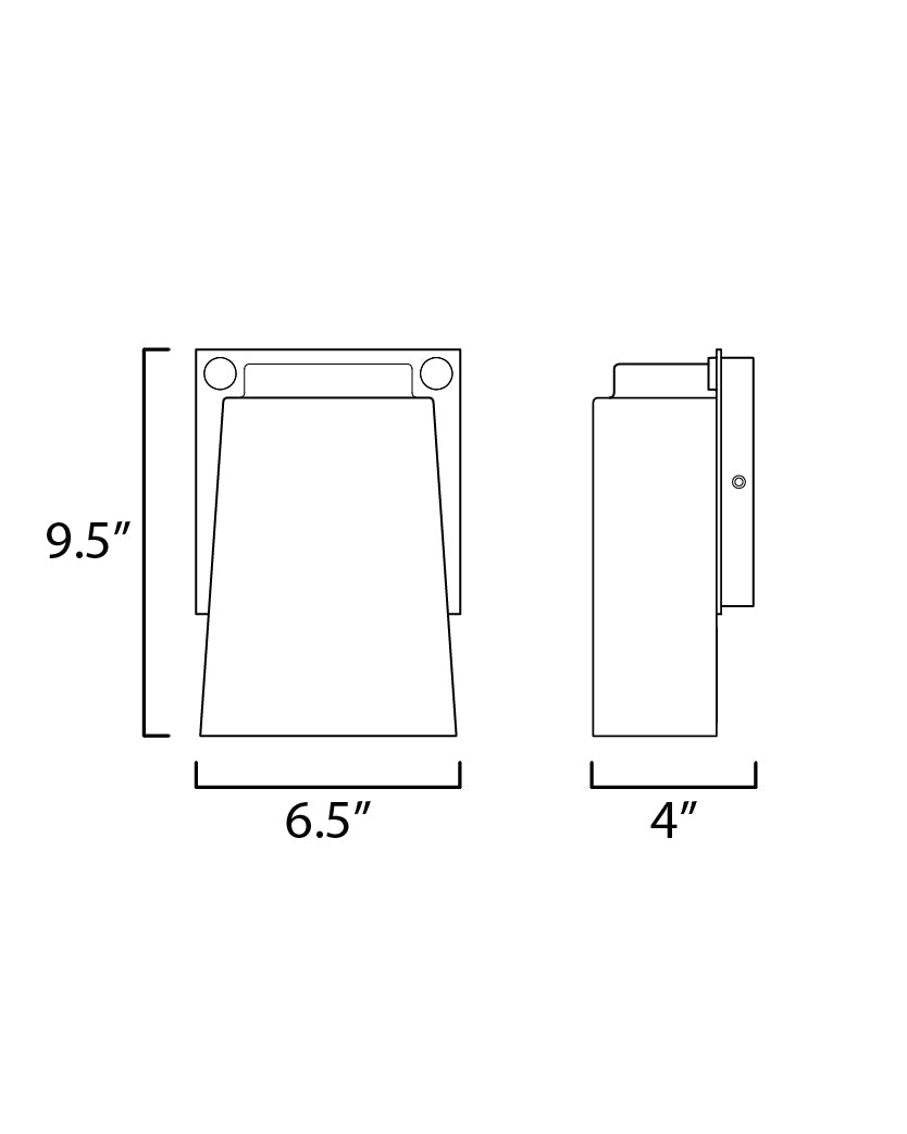 Rivet-Outdoor Wall Mount