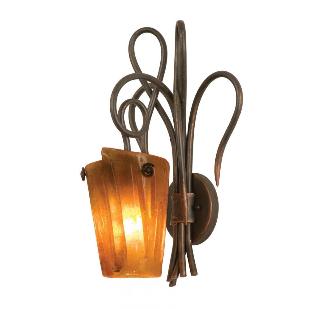 Tribecca 13 Inch Wall Sconce – Tortoise Shell – 4285TO/FROST