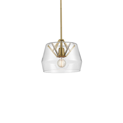 Kuzco Lighting Inc. DECO 461412-CL/VB Pendant Transitional - Brass