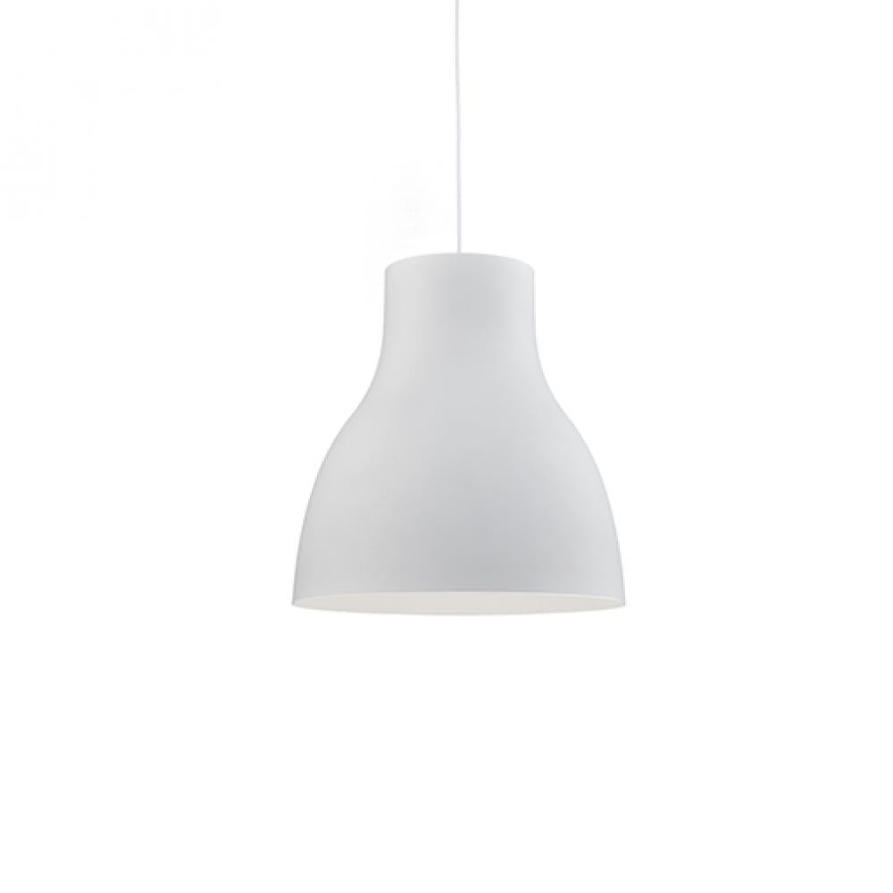 Kuzco Lighting 494224-WH Cradle 24-in White 1 Light Pendant, UL Damp Rated, White