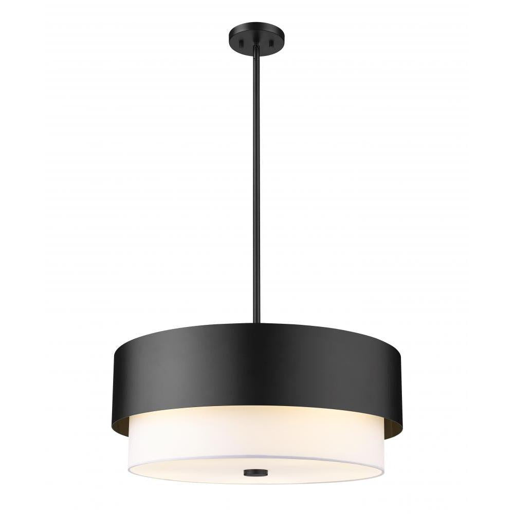 5 Light Chandelier-White