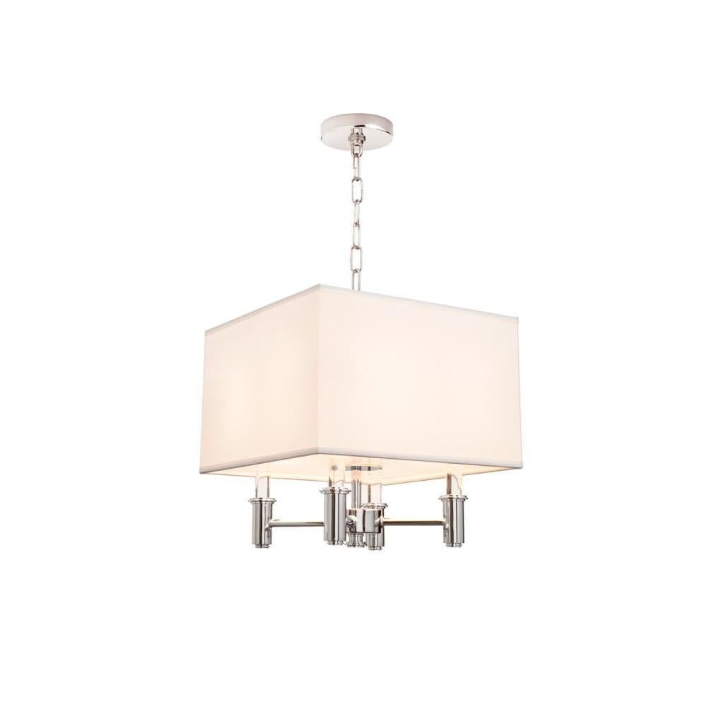 DuPont 4 Light Square Convertible Pendant - Semi Flush Mount