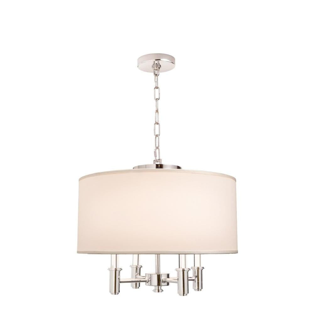 DuPont 4 Light Round Convertible Pendant - Semi Flush Mount