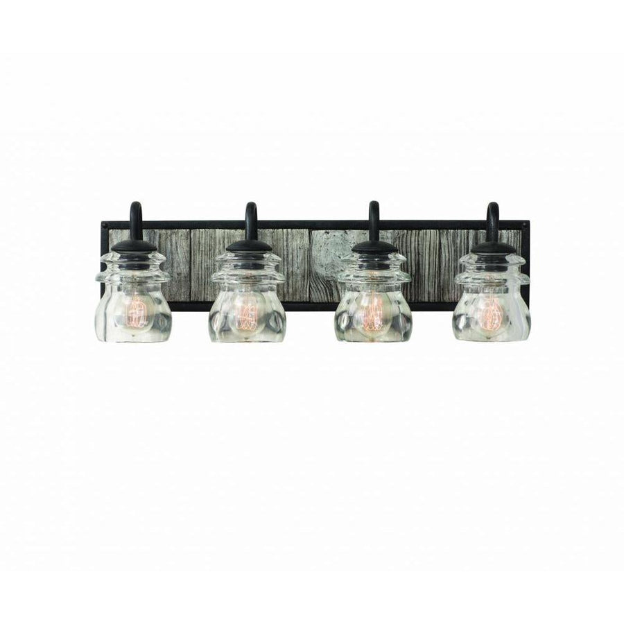 Bainbridge 26 Inch Bath Vanity Light – Black Iron – 504634BI