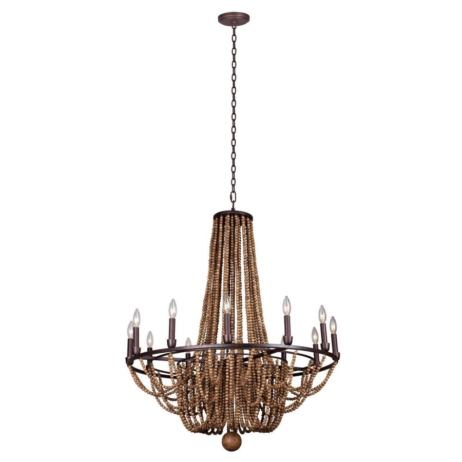 Beechwood 34 Inch Chandelier – Royal Mahogany – 505272RM