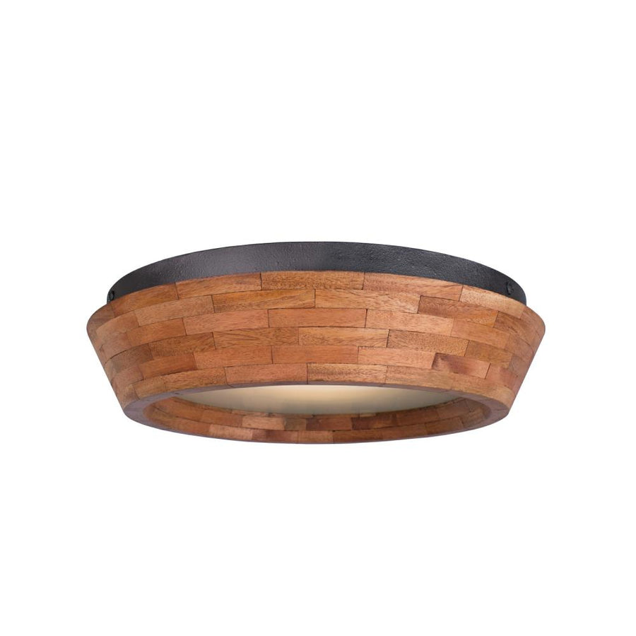 Lansdale 14 Inch Flush Mount – Black Iron – 505540BI