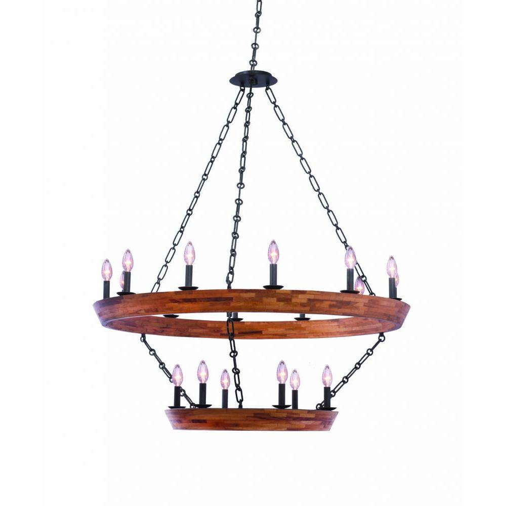 Lansdale 42 Inch Wall Sconce – Black Iron – 505553BI