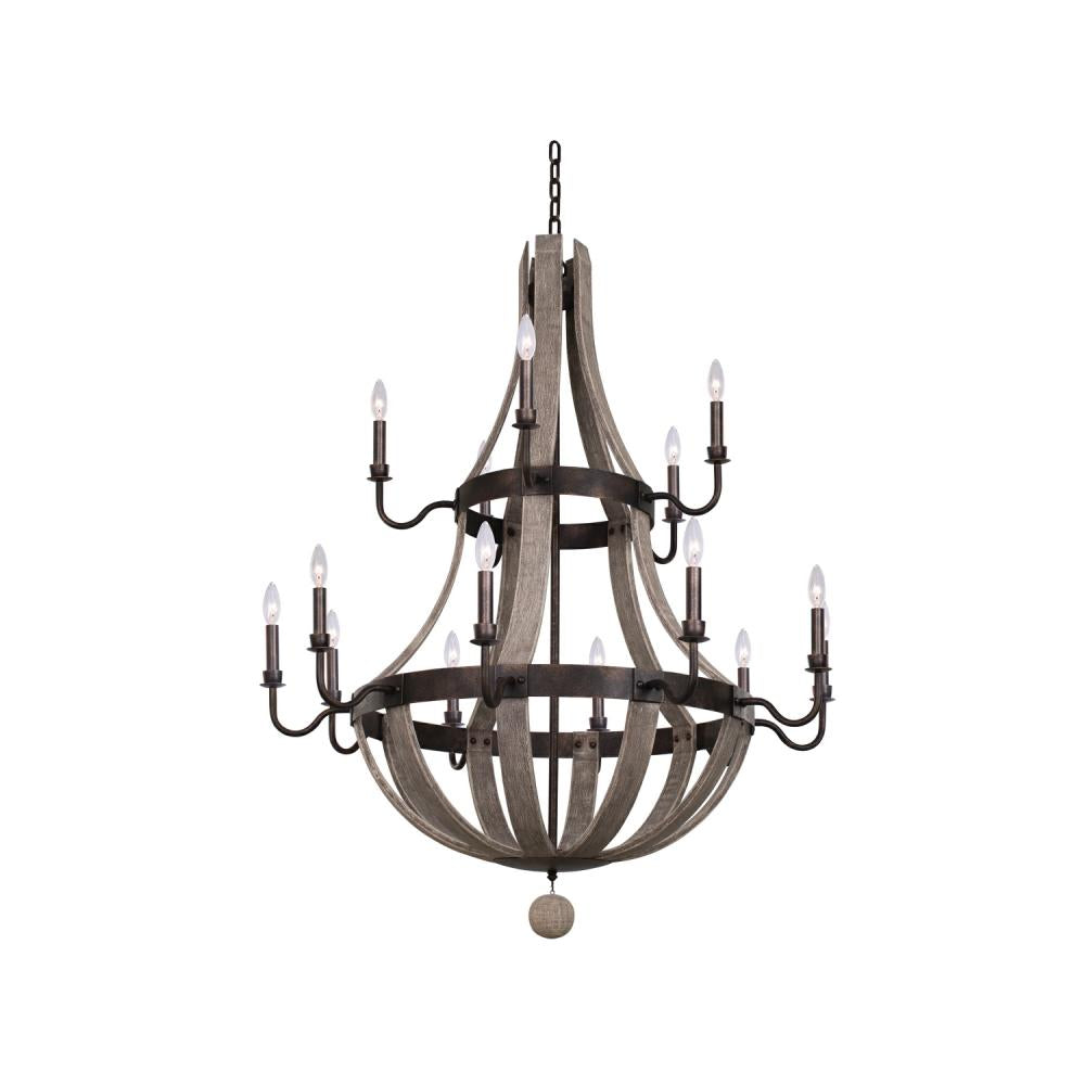 Harper 40 Inch Chandelier – Florence Gold – 506873FG